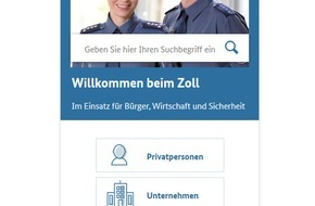 Zollfahndungsamt Stuttgart: ZOLL-S: Website www.zoll.de im neuen Look
Fit für die mobile Nutzung