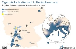Biogents AG: Experten-Roundtable des Mückenfallenherstellers Biogents AG aus Regensburg / Akuter Handlungsbedarf: Invasive Tigermücke expandiert Richtung Norden