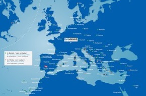 Euro Airport Basel-Mulhouse-Freiburg: Winter flight schedule 2024/2025: an attractive range of destinations