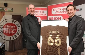 ORION Versand: Erste Liga: Orion bleibt offizieller Partner des FC St. Pauli (mit Bild)
