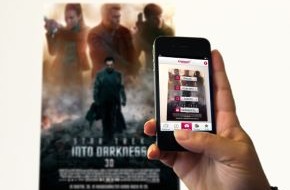 CinemaxX Holdings GmbH: CinemaxX App erweckt Filmplakate zum Leben / Mit der "PosterCam" entdecken, was das bloße Auge nicht sieht (BILD)