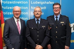 Polizeipräsidium Rheinpfalz: POL-PPRP: Neuer Leiter der Abteilung Polizeieinsatz beim Polizeipräsidium Rheinpfalz