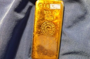 Zollfahndungsamt Frankfurt am Main: ZOLL-F: 12 Goldbarren aus Geldwäschetat eingezogen und veräußert