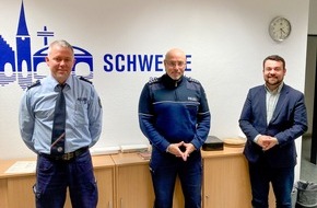 Kreispolizeibehörde Unna: POL-UN: Schwerte - Polizeiwachleiter und Bürgermeister sprechen über "hervorragende Zusammenarbeit"