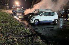 Kreispolizeibehörde Soest: POL-SO: Transporter in Flammen