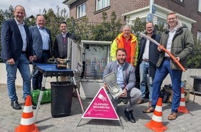 Deutsche Telekom AG: Telekom startet Glasfaserausbau in Dülmen Südwest