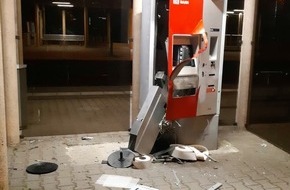 Bundespolizeiinspektion Rostock: BPOL-HRO: Fahrkartenautomat am Bahnhof Hagenower Land erneut gesprengt