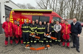 Freiwillige Feuerwehr Werne: FW-WRN: Erfolgreicher Motors&auml;genlehrgang der Freiwilligen Feuerwehr Werne