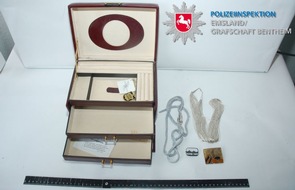 Polizeiinspektion Emsland/Grafschaft Bentheim: POL-EL: Rhede - Schmuckschatulle aufgefunden; Eigentümer gesucht