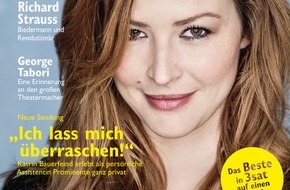 3sat: "Ich lass mich überraschen, der Zuschauer wird überrascht, und das finde ich im Fernsehen doch immer gut" / Die neue Ausgabe des "3sat TV- & Kulturmagazins" für April bis Juni ab 21. März im Handel (FOTO)