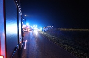 Freiwillige Feuerwehr Gangelt: FW Gangelt: Verkehrsunfall mit Personensuche