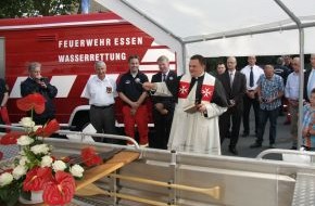 Feuerwehr Essen: FW-E: Freiwillige Feuerwehr Essen-Burgaltendorf nimmt neues Mehrzweckboot in Betrieb