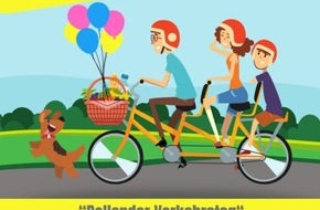 Polizei Münster: POL-MS: 4. "Rollender Verkehrssicherheitstag" der Ordnungspartnerschaft "Sicher durch Münster" - Fahrrad-Rallye für die ganze Familie am 29. März
