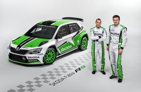 Skoda Auto Deutschland GmbH: Bühne frei: Neuer SKODA Fabia R5 feiert seine Rallye-Weltpremiere in Tschechien (FOTO)