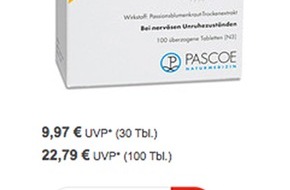 Pascoe Naturmedizin: PASCOE Naturmedizin bietet neuen Internet-Service: Mit einem Klick in die Apotheke direkt vor Ort (FOTO)