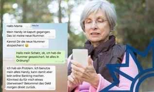 Polizeipräsidium Südhessen: POL-DA: Erbach: Betrüger nutzen WhatsApp und geben sich als Kind aus/Polizei warnt und gibt Verhaltenstipps