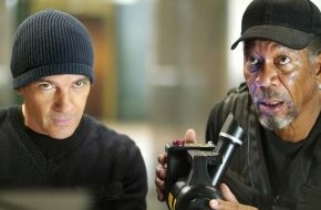 SAT.1: Lügen haben lange Finger: Morgan Freeman und Antonio 
Banderas in der Free-TV-Premiere "The Code" in SAT.1 (BILD)