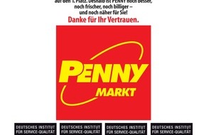 REWE Group: PENNY - Der neue Volksdiscounter / Testsieger beim Deutschen Institut für Service-Qualität (Mit Bild)