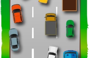 DA Direkt: Die Rettungsgasse - der Kfz-Autoversicherer DA Direkt fordert höhere Bußgelder (BILD)