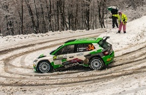 Skoda Auto Deutschland GmbH: Rallye Monte Carlo: SKODA FABIA Rally2 evo Fahrer Andreas Mikkelsen gehört zu Favoriten auf WRC2-Sieg