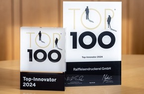 DG Nexolution eG: Die Raiffeisendruckerei zählt zu den mittelständischen Top-Innovatoren Deutschlands