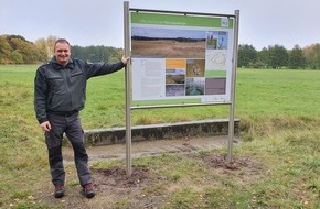 Deutsche Bundesstiftung Umwelt (DBU): DBU-Naturerbefläche Herzogsberge: Neue Informationstafeln zeigen Wege und Besonderheiten