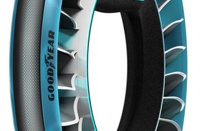Goodyear Germany GmbH: Der Goodyear AERO: ein Konzeptreifen für autonome, fliegende Autos / Goodyear präsentiert seinen brandneuen Konzeptreifen auf dem Internationalen Automobil-Salon Genf (FOTO)
