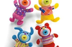 Mattel GmbH: Die "Dingsbums" kommen / Mit den quietschbunten und fröhlich singenden Sing-a-ma-jigs! präsentiert Mattel den neuen Kult-Plüsch 2011 (mit Bild)