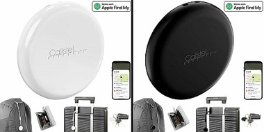 PEARL GmbH: IFA-Neuheit: Callstel Mini-Schlüssel- & Gegenstandsfinder SGF-20, AirTag-komp., MFi, App, schwarz/weiß