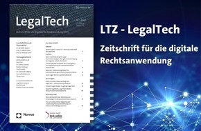 Nomos Verlagsgesellschaft mbH & Co. KG: Nomos lanciert Fachzeitschrift LTZ – LegalTech