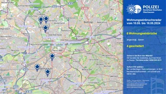 Polizeipräsidium Oberhausen: POL-OB: Wohnungseinbruchsradar Oberhausen