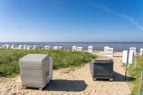 Ahoi Frühling! In Büsum startet die Strandkorbsaison