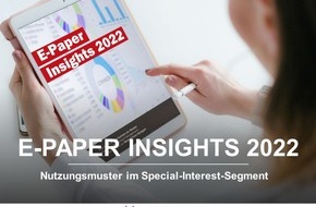 Motor Presse Stuttgart: Neue Studie "E-Paper Insights 2022": Mehrheit der Leser von E-Paper im Special-Interest-Segment setzt auf "digital pur"