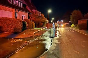 Feuerwehr Schermbeck: FW-Schermbeck: Wasserrohrbruch