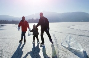 Kärnten Werbung: Erstmals seit neun Jahren: Eislaufspaß am Wörthersee