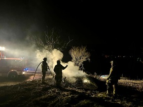 FW Weinheim: Unbeaufsichtigtes Nutzfeuer in Steinklingen