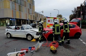 Feuerwehr Radolfzell: FW-Radolfzell: Verkehrsunfall Haselbrunnstraße
