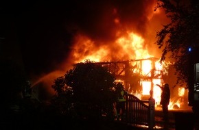 Polizeiinspektion Delmenhorst / Oldenburg - Land / Wesermarsch: POL-DEL: Brand einer Fahrzeughalle in Elsfleth vom 28.05.2022 - Nachtrag