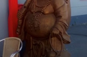 Polizeiinspektion Hildesheim: POL-HI: Buddha-Statue vor asiatischem Imbiss gestohlen