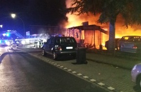 Feuerwehr Bottrop: FW-BOT: Feuer beim Gebrauchtwagenhändler