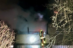 Feuerwehr Frankfurt am Main: FW-F: Brand in Seniorenwohnanlage fordert mehrere Verletzte