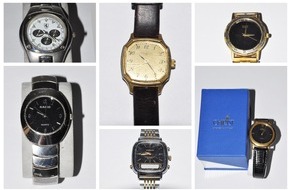 Polizeiinspektion Oldenburg-Stadt / Ammerland: POL-OL: +++ Polizei sucht Eigentümer von sechs Armbanduhren +++