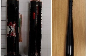 Bundespolizeidirektion Sankt Augustin: BPOL NRW: Zwei Jugendliche stehlen und haben Baseballschläger und Böller dabei - Bundespolizei ermittelt