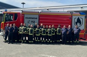 Feuerwehr Wenden: FW Wenden: Neue Maschinisten für Wendener Feuerwehr