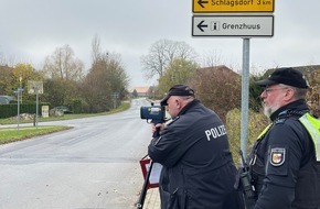 Polizeipräsidium Rostock: POL-HRO: Kontaktbeamter kontrolliert Einhaltung der Geschwindigkeit in Thandorf