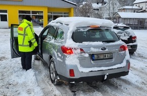 Polizeipräsidium Mittelhessen - Pressestelle Lahn - Dill: POL-LDK: 16 von 20 Fahrzeugen hatten Schnee auf dem Dach+Unfallfluchten in Wetzlar und Haiger+Auseinandersetzung in der Asylunterkunft in Haiger+