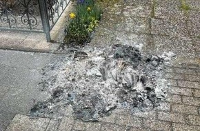 Polizeiinspektion Wilhelmshaven/Friesland: POL-WHV: Brand einer Papiermülltonne