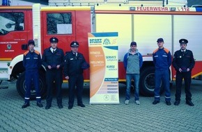 Freiwillige Feuerwehr der Stadt Lohmar: FW-Lohmar: Sportstudio Aggertal spendet Sommerfest-Erlös an die Jugendfeuerwehr