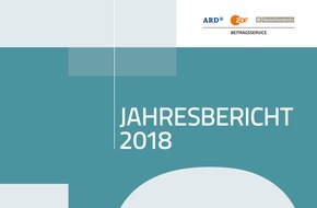 ARD ZDF Deutschlandradio Beitragsservice: Beitragsservice veröffentlicht Jahresbericht 2018 - Meldedatenabgleich sorgt für Beitragsgerechtigkeit