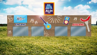 Unternehmensgruppe ALDI SÜD: Southside Festival: Größte ALDI SÜD Filiale steht in den Startlöchern